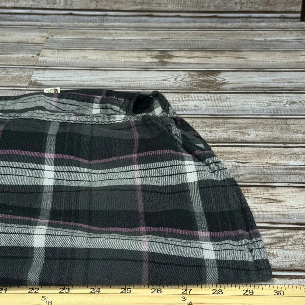 The North Face‎ Flannel Shirt Mens Large Gray Plaid Long Sleeve Button Down